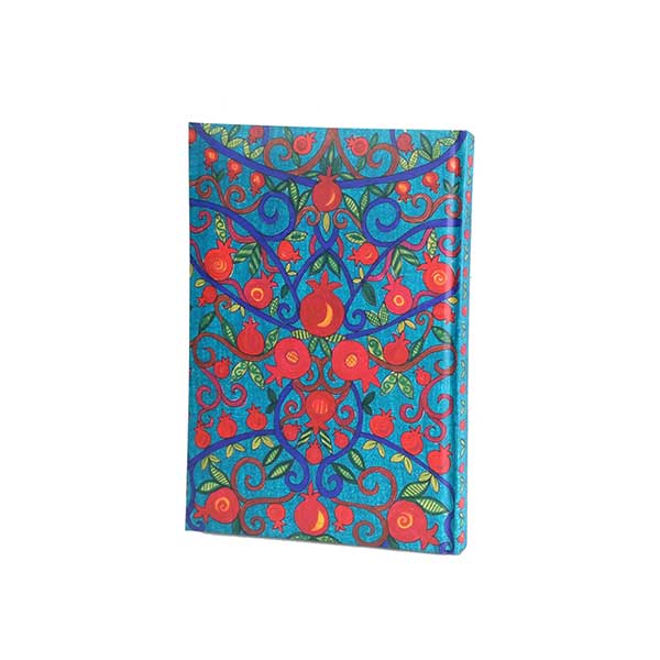 Hard Cover Notebook, Pomegranates