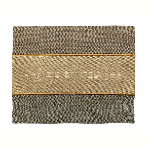 Linen Challah Cover, Black