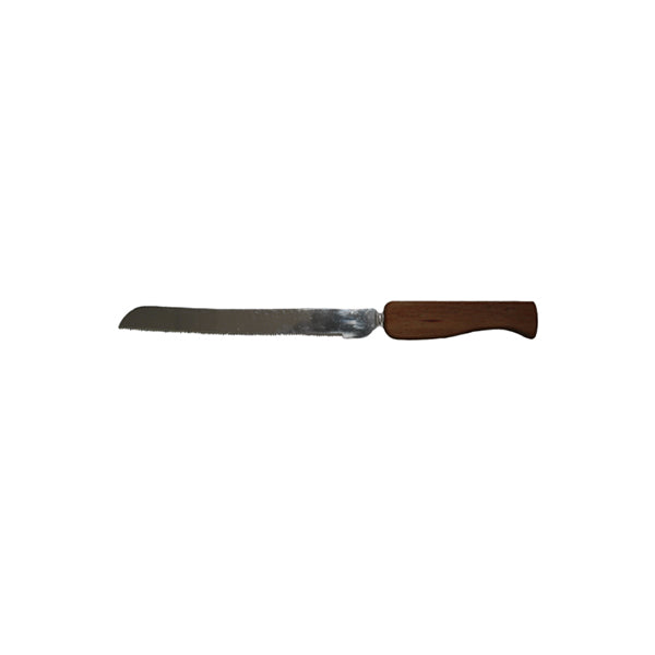 Wood Handle Challah Knife, Serrated