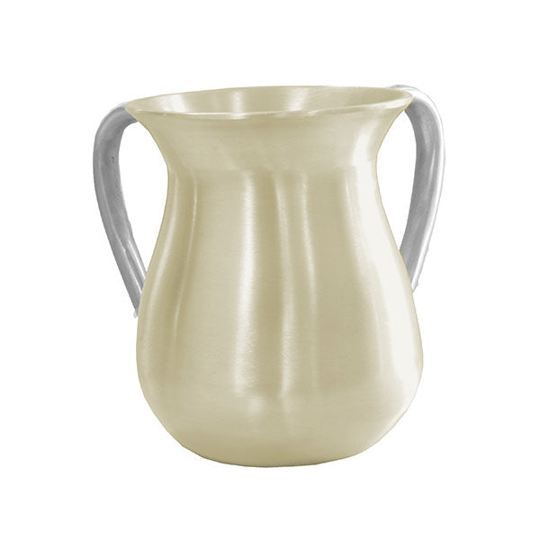 Aluminum Netilat Yadayim Cup, Pearl