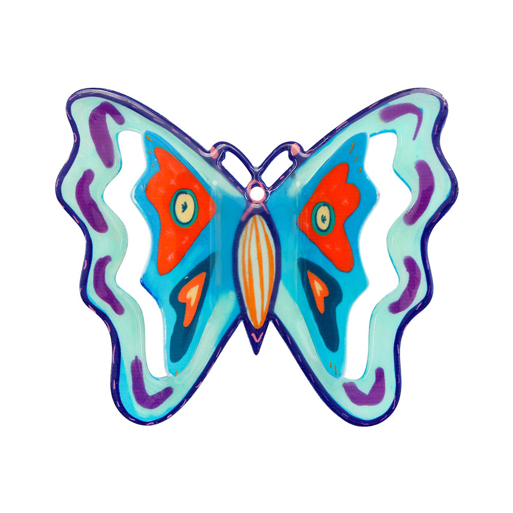 Metal Butterfly Wall Hanging, Multicolor, XXL 12 x 11 inches