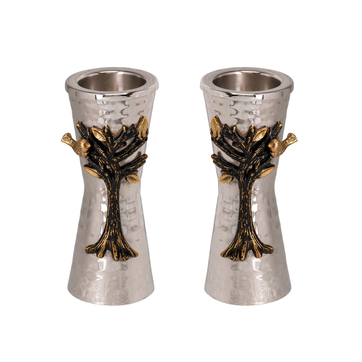 Shabbat Tea Light Candle Holders – Tree of Life - 5 Inch