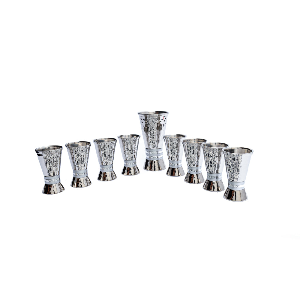 Wine Fountain - Silver Aluminum Rings