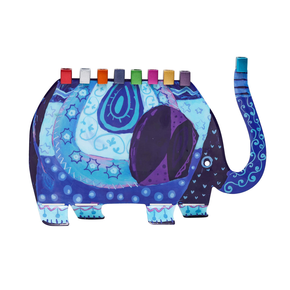 Elephant Hanukkah Menorah