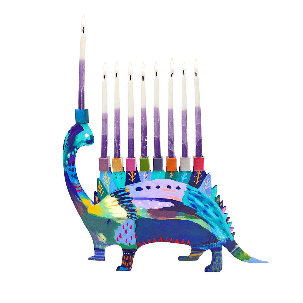 Dinosaur Hanukkah Menorah