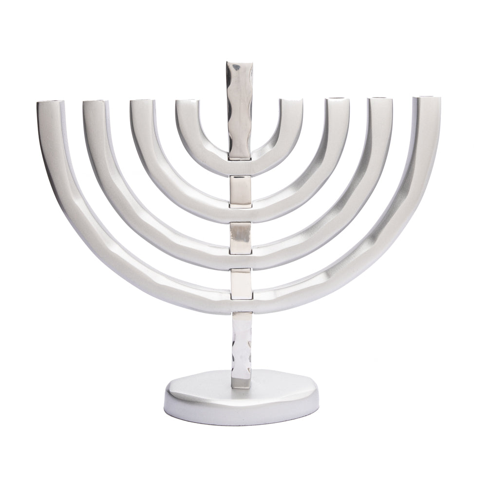 Anodized Aluminum Hanukkah - Silver