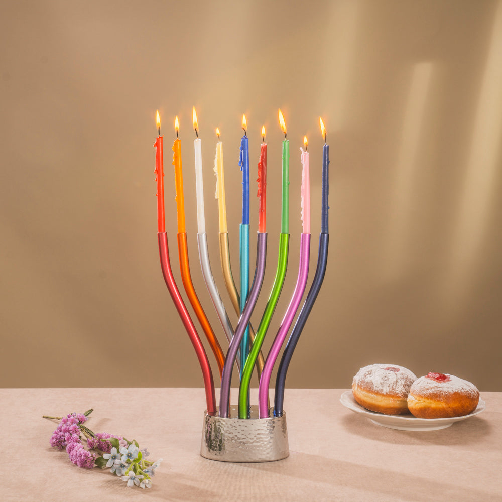 Hanukkah Menorah - Intertwined Branches