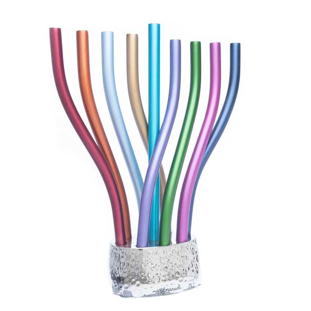 Hanukkah Menorah - Intertwined Branches
