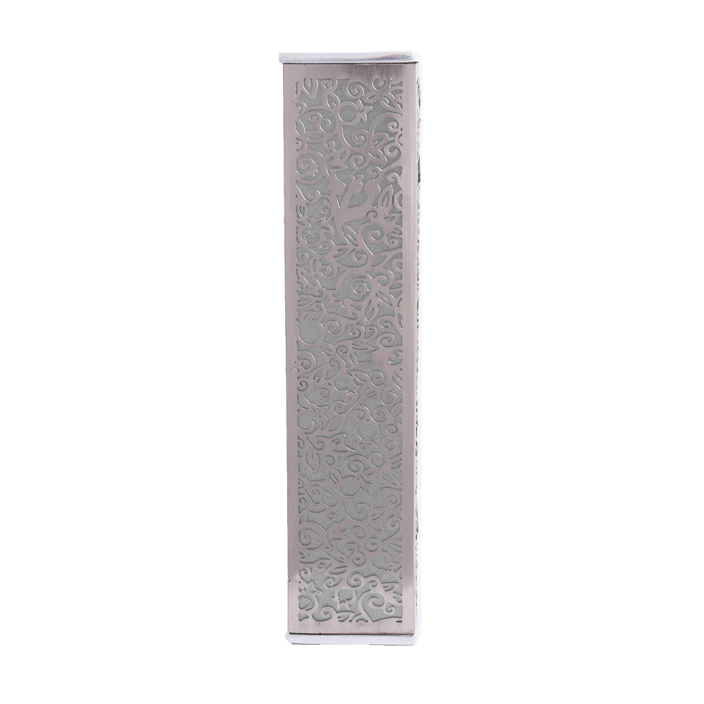 Modern Mezuzah Case - Pomegranates Filigree