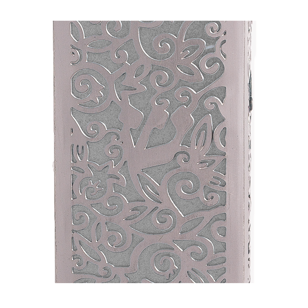 Modern Mezuzah Case - Pomegranates Filigree