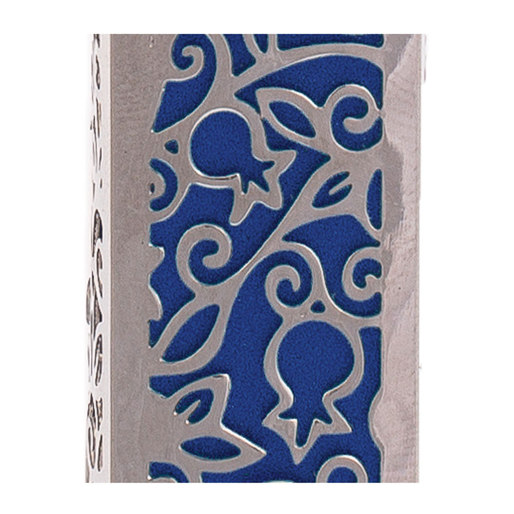Modern Mezuzah Case - Pomegranates