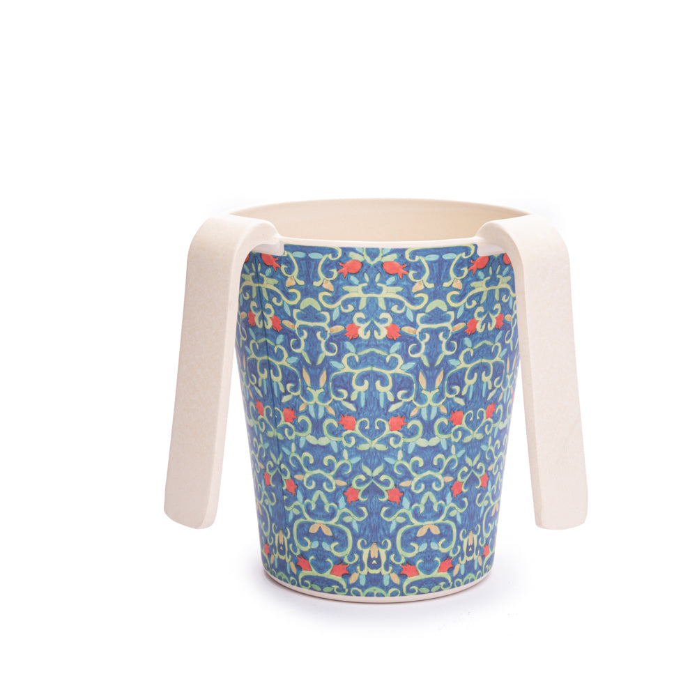 Bamboo Hand Washing Cup - Pomegranate Mandala