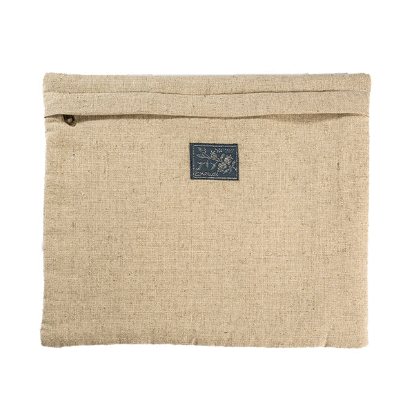 Silk Embroidered Tallit Bag - Gold Geometric Design