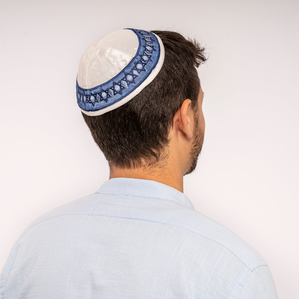 Embroidered Kippah - Star of David