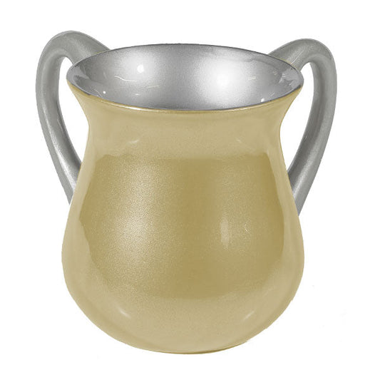 Aluminum Netilat Yadayim Cup, Pearl
