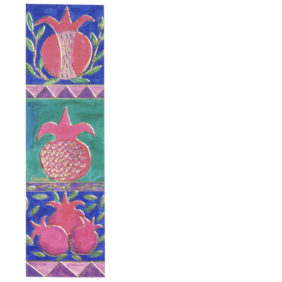 Paper Bookmark, Pomegranate