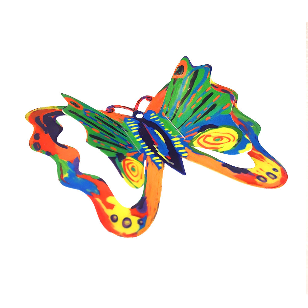 Metal Butterfly Wall Hanging, Multicolor, XXL 12 x 11 inches