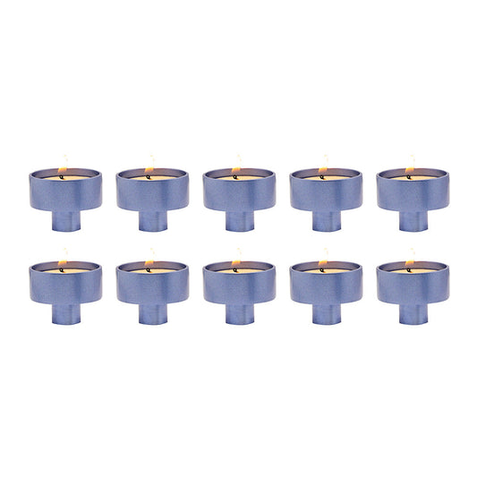 Anodized Aluminum Tea Light Adaptors, Set of 10