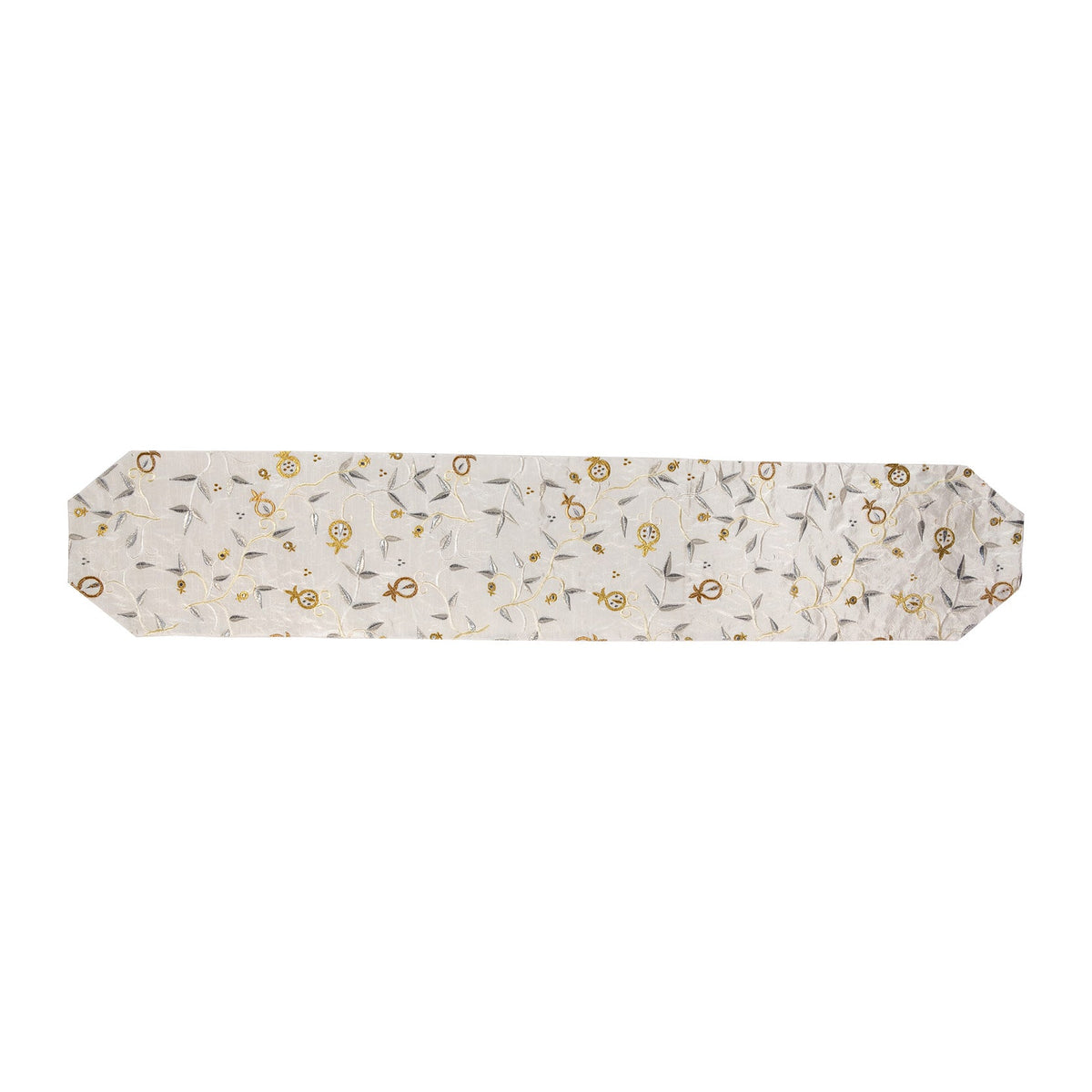 Embroidered Fabric Table Runner, Pomegranate