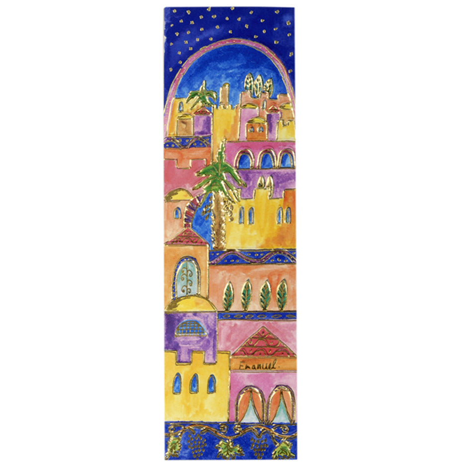 Paper Bookmark, Jerusalem at Night