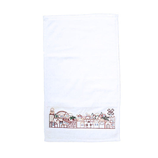 Embroidered Cotton Towel, Jerusalem