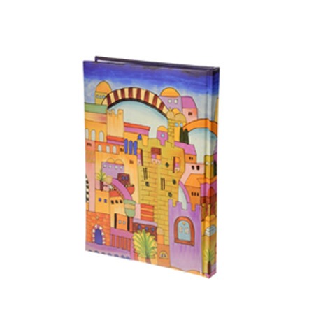 Hard Cover Writing Pad, 8.5" x 5", Jerusalem