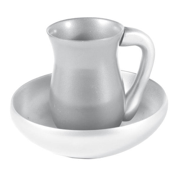 Modern Aluminum Mayim Achronim Set