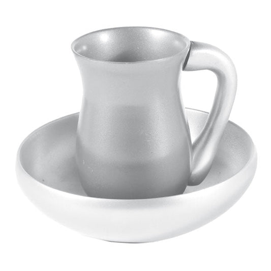 Modern Aluminum Mayim Achronim Set