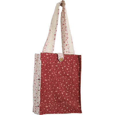 Cotton Tote Bag, Pomegranate Vine