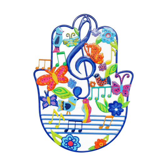 Hand Painted Metal Hamsa, Music