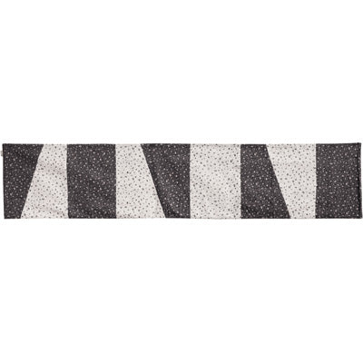 Fabric Table Runner, Speckled Pomegranate Panels