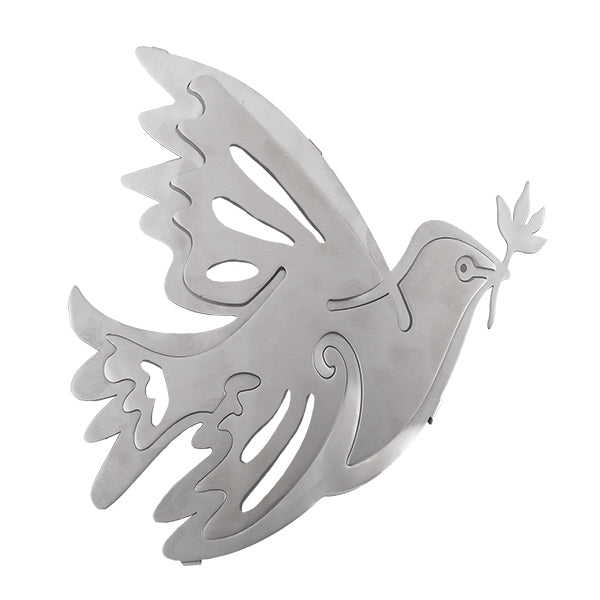 Metal Dove Trivet, Two Piece, 10.5"