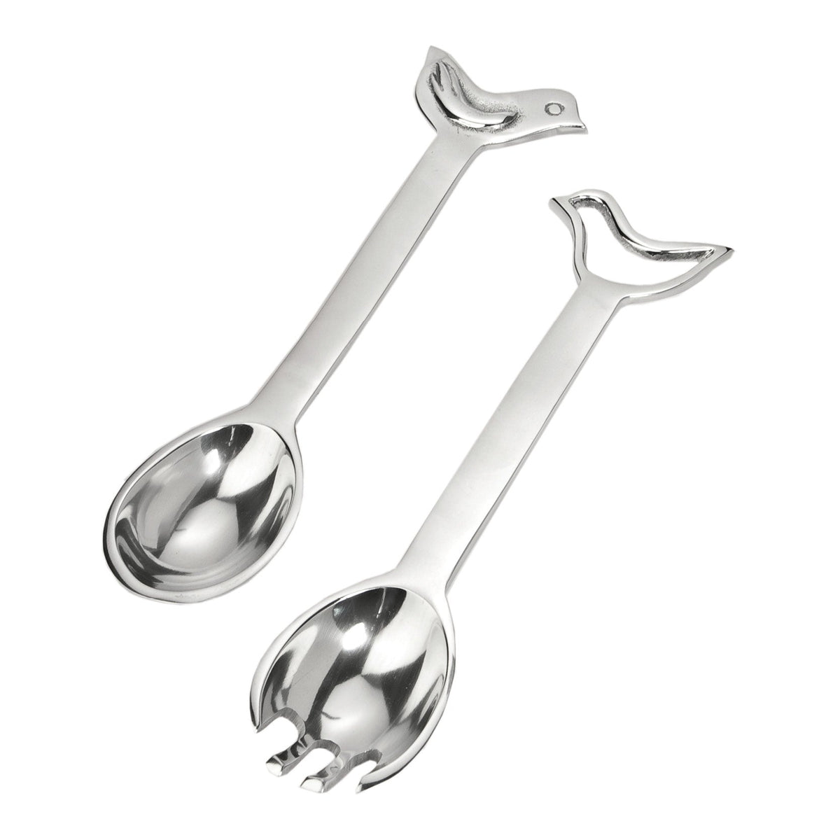 Bird Aluminum Salad Servers, Set of 2