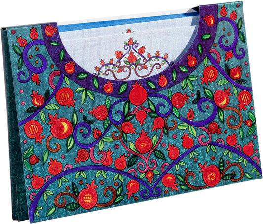 Paper Notelets & Envelopes Set, Pomegranate