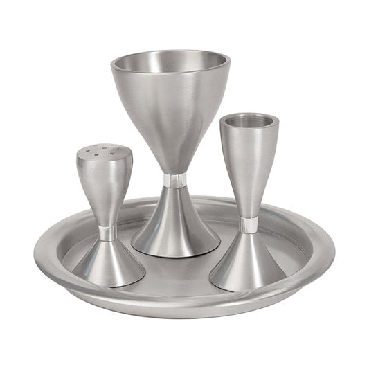 Modern Aluminum Havdalah Set
