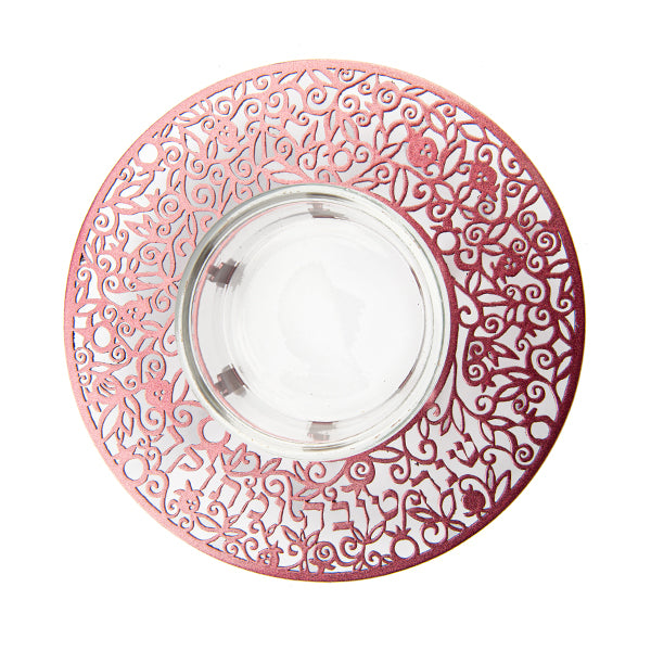 Laser Cut Metal Honey Dish, Pomegranate