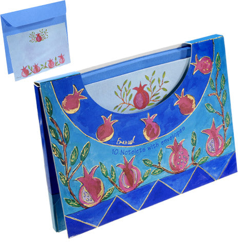 Paper Notelets & Envelopes Set, Pomegranate