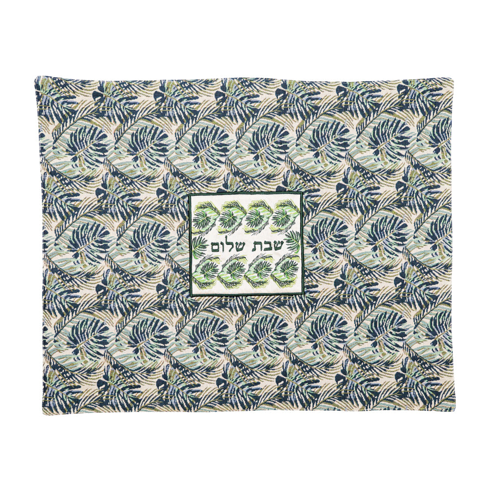 Fabric Plata Cover, Green Leaves