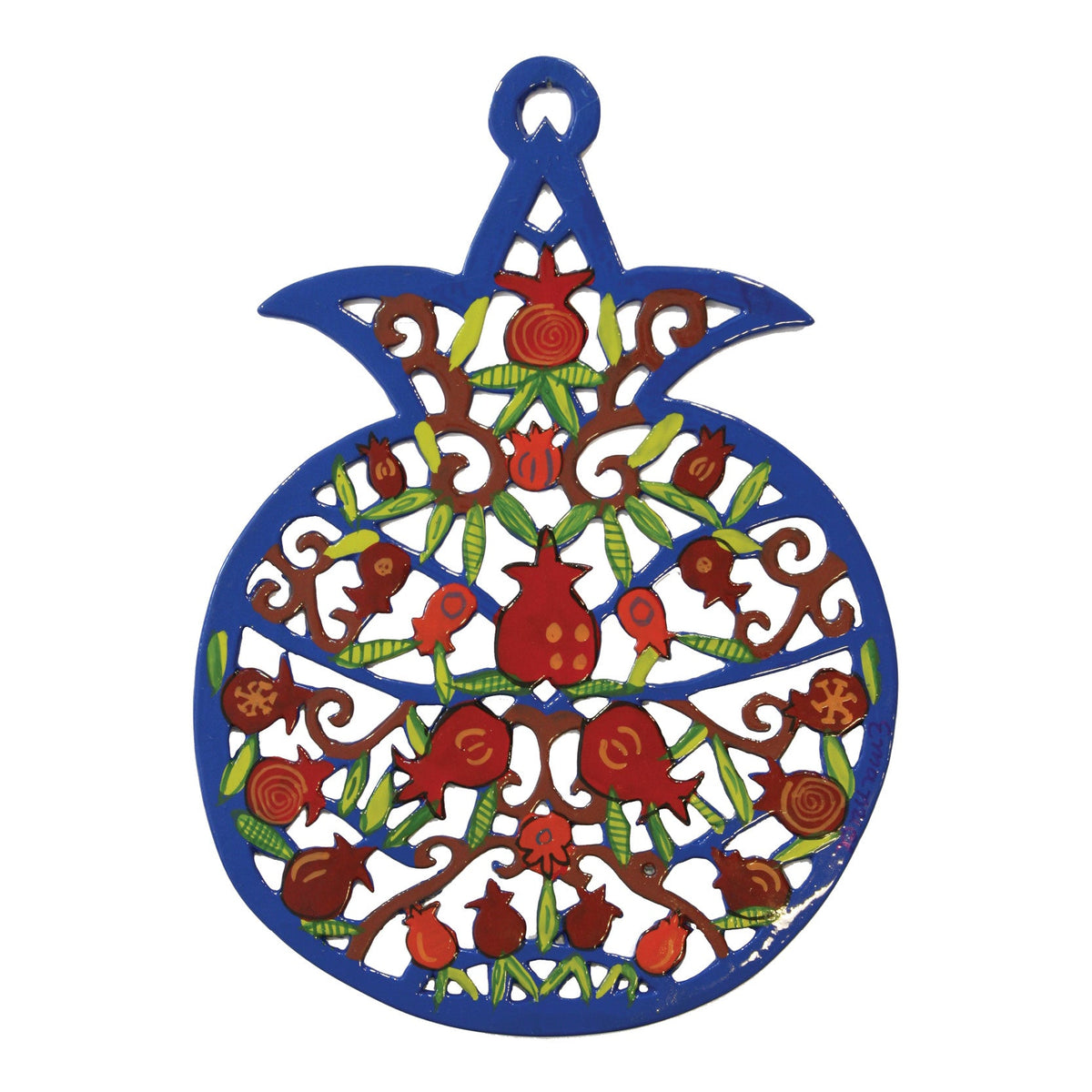 Laser Cut Metal Pomegranate Wall Hanging