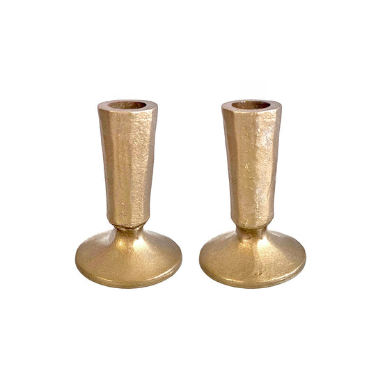 Antique Style Shabbat Candle Holders - 4.3״