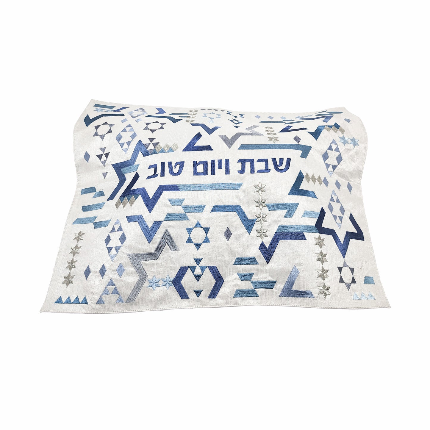 Modern Geometric Star of David Challah Cover