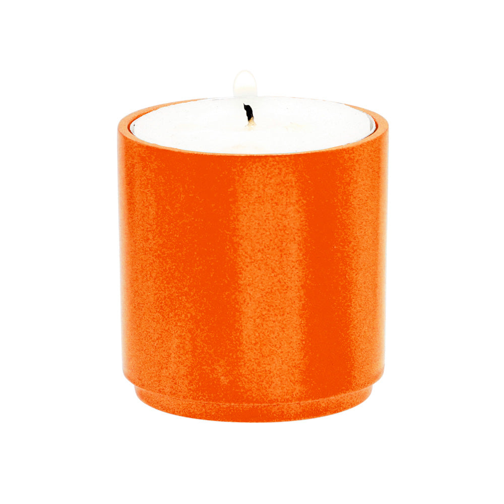 Modular Stackable Tealight Candle Holders – Customizable Design - Orange