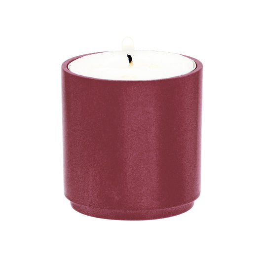 Modular Stackable Tealight Candle Holders – Customizable Design - Maroon