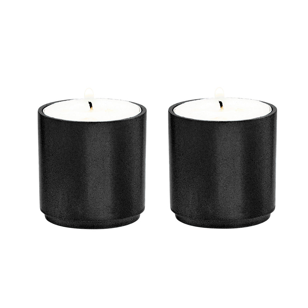 Modular Stackable Tea-light Candle Holders – Pair