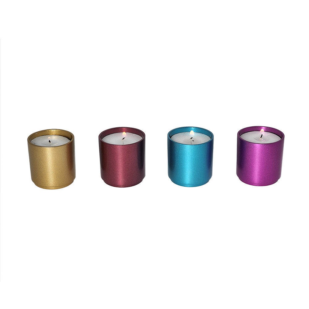 Modular Stackable Tea-light Candle Holders – Set of 4