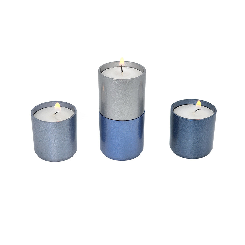 Modular Stackable Tea-light Candle Holders – Set of 4