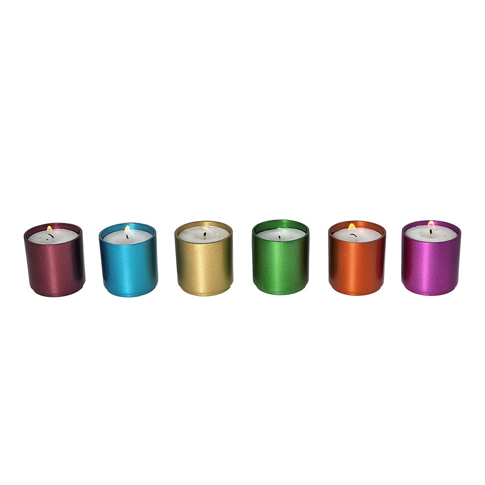 Modular Stackable Tea-light Candle Holders – Set of 6