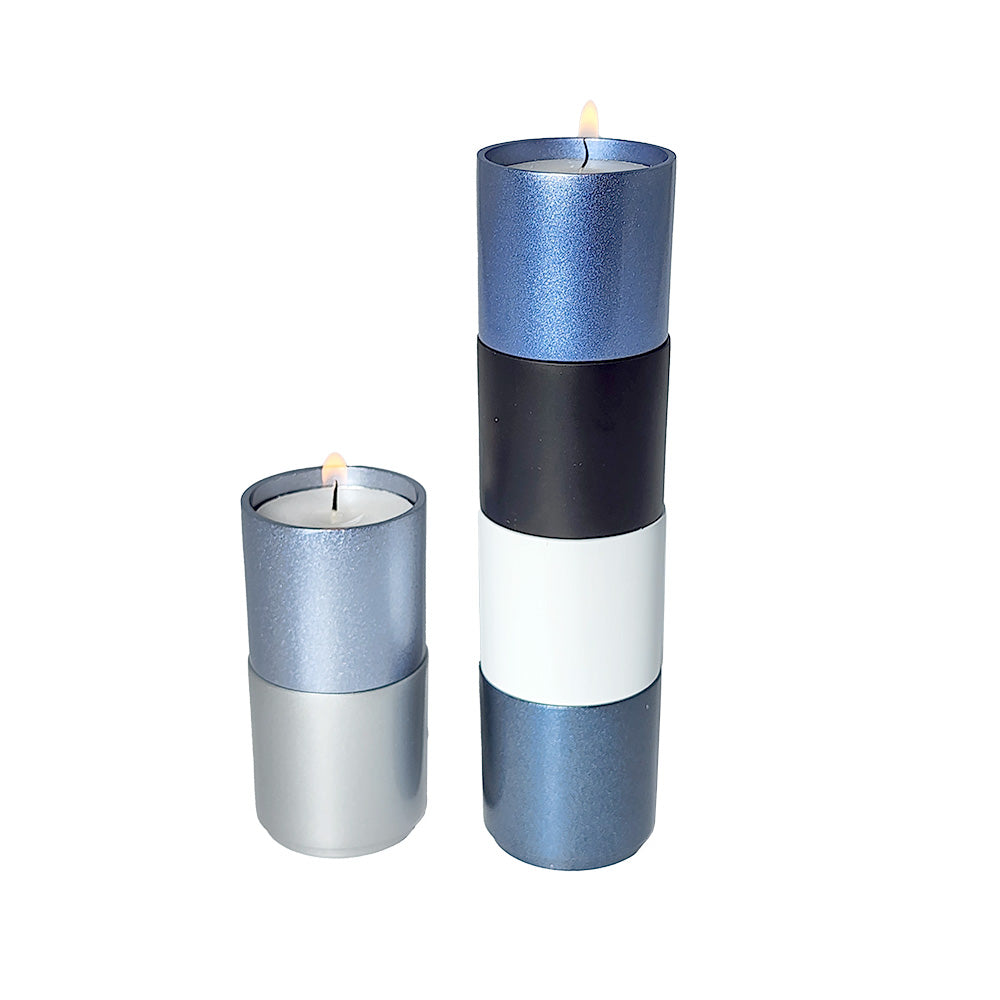 Modular Stackable Tea-light Candle Holders – Set of 6