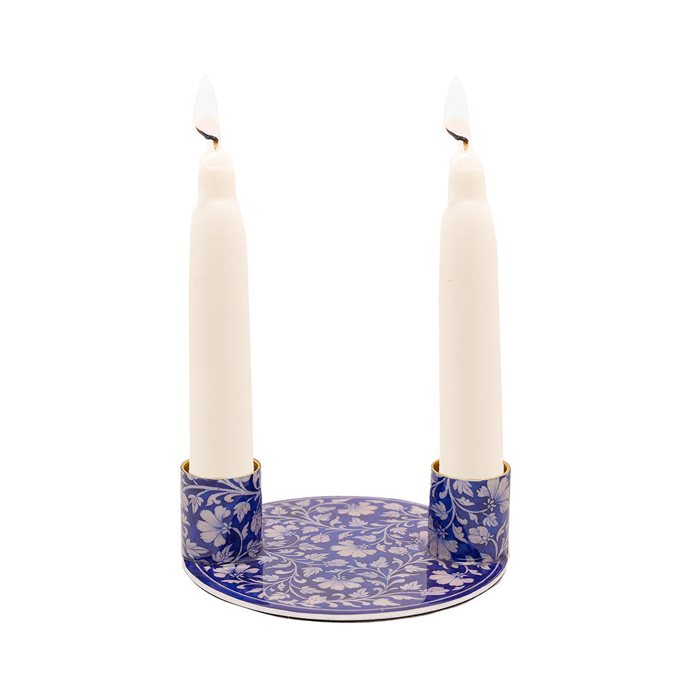 Flat Plate Shabbat Candle Holders – Oriental Pottery Design