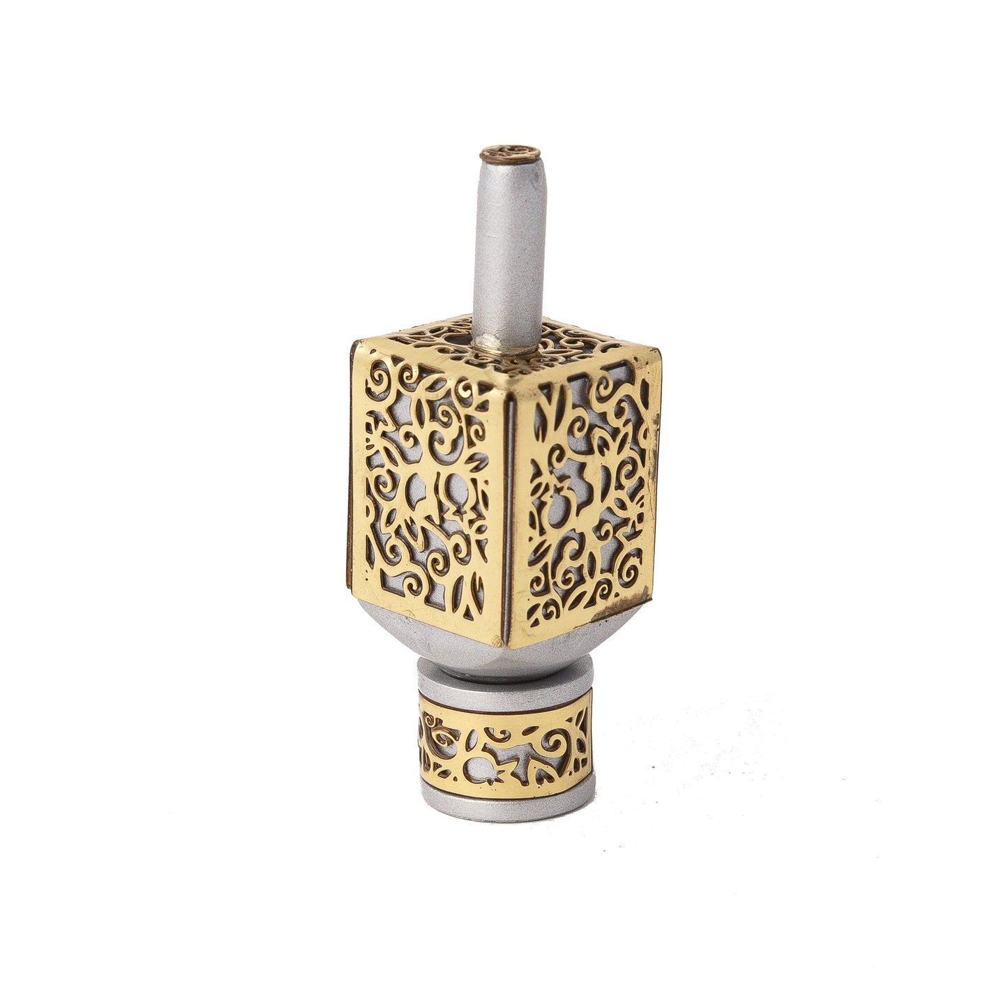 Small Decorative Dreidel with Stand – Pomegranates